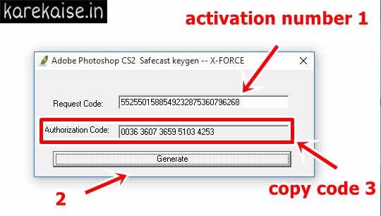 photoshop cs2 authorization code keygen software